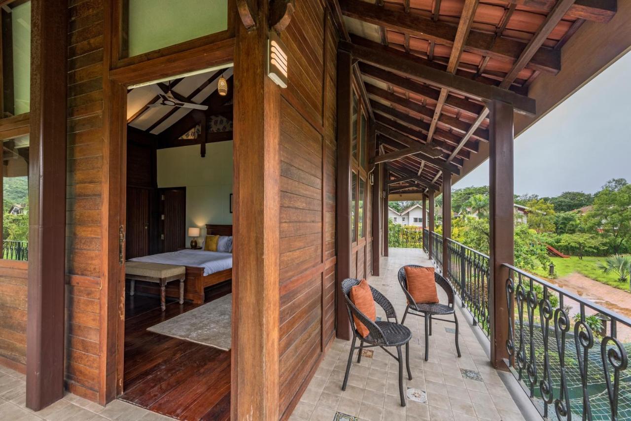 Saffronstays Boulevard Loghouse - A Wooden Chalet Amidst Nature Karli Luaran gambar