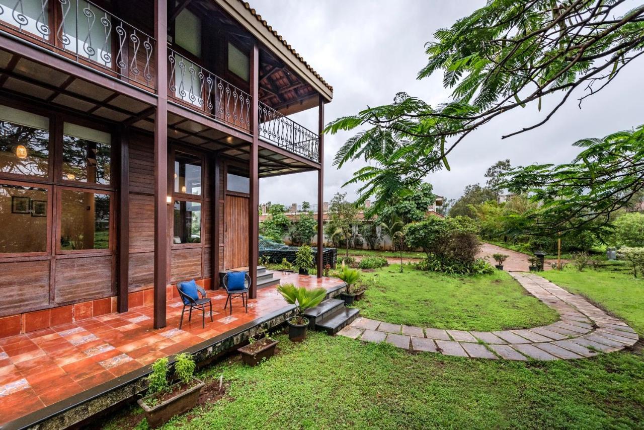 Saffronstays Boulevard Loghouse - A Wooden Chalet Amidst Nature Karli Luaran gambar